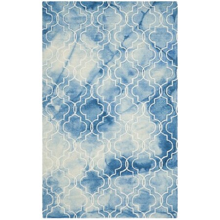 Safavieh Dip Dye Hand Tufted Runner Rug- Graphite - Ivory- 2 ft. 3 in. x 6 ft. DDY676J-26